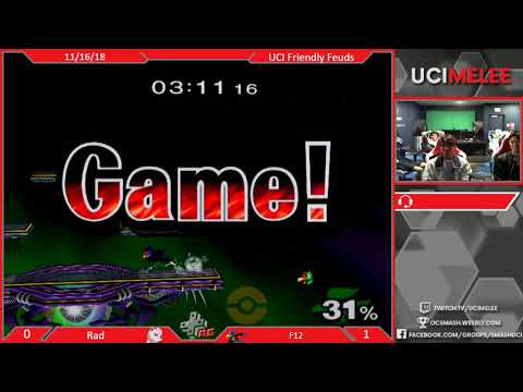 UCI Friendly Feuds - Rad vs F12- November 16, 2018