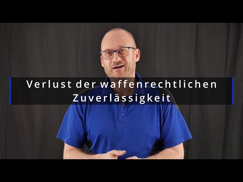 Loss of reliability under weapons law