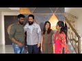 Yash And Radhika Pandit Meets Upadhyaksha Chikkanna Chikkanna And Malaika Vasupal At Yash Home