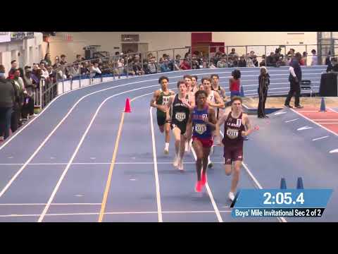 Boys' Mile Invitational Section 2 - The Armory Hispanic Games 2025 [Full Race Replay]