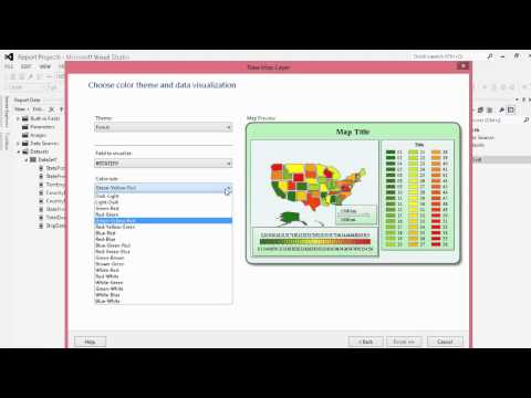 Creating a Map in Microsoft SSRS (SQL Server Reporting Services)