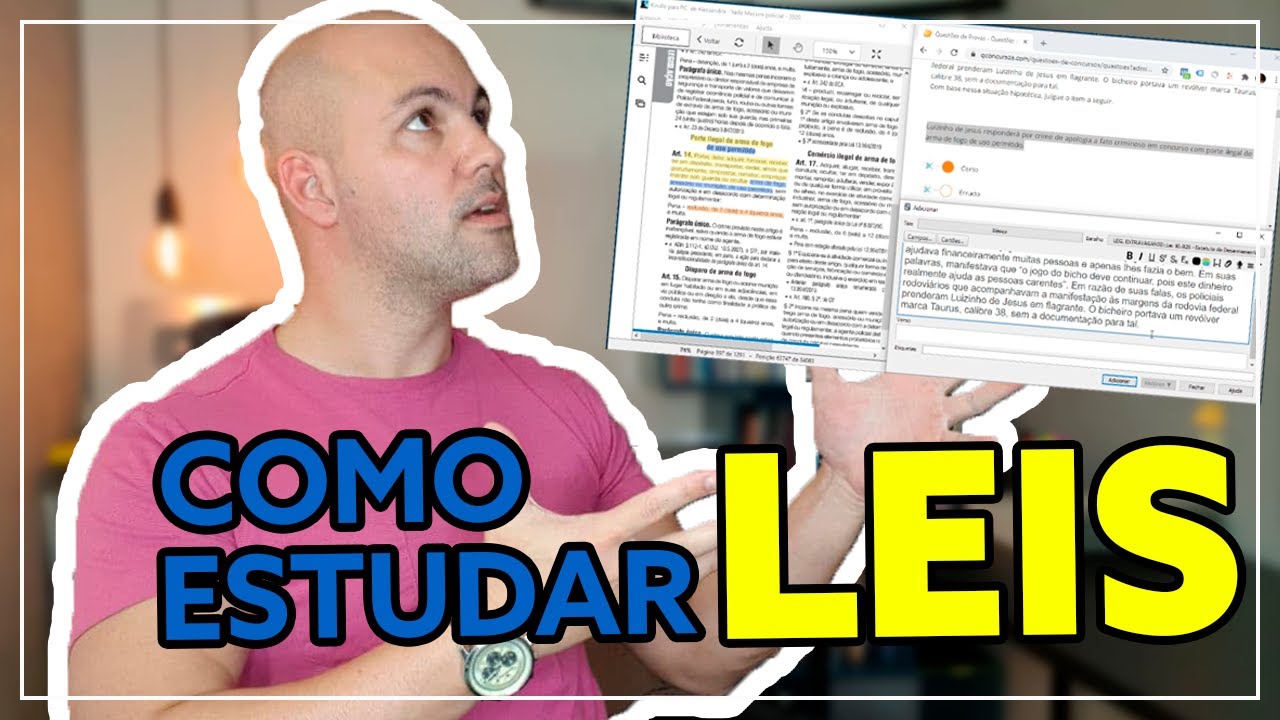 Como estudar LEIS e acertar mais de 80%
