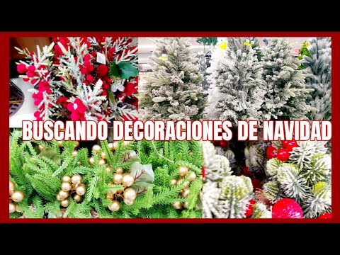 BUSCANDO DECORACIONES NAVIDEÑAS LES MUESTRO UN POCO 