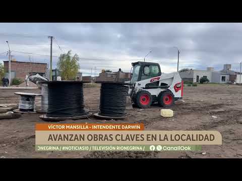 Darwin avanza con obras claves para la localidad