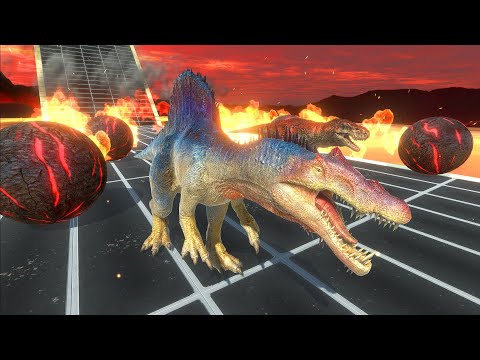 Run Away from Fireball - Animal Revolt Battle Simulator