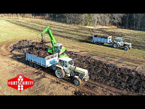 Ein Tag auf der LPG | FORTSCHRITT | Mist streuen ▶ Agriculture Germanyy
