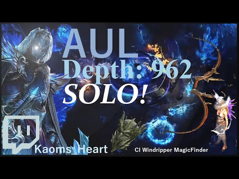 Aul, the Crystal King(962) SOLO! w. CI MF char (DPS setup)