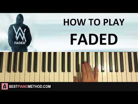 HOW TO PLAY - Alan Walker - Faded (Piano Tutorial Lesson)