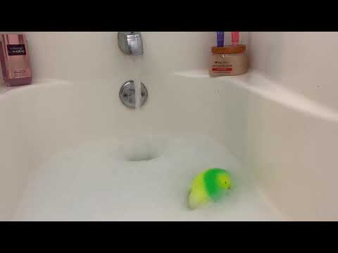 Bath Filling - Bubbles, Toy, Full Tub | Full uncut video | ASMR for Sleep / Relaxation