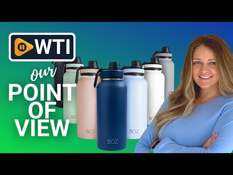 BOZ Stainless Steel Water Bottle XL - WTI product video review