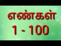 Numbers in Tamil 1 to 100 | எண்கள் 1 முதல் 100 வரை | Little Cute Babies