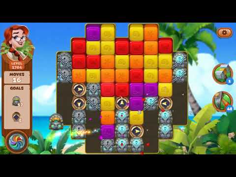 Lost Island Blast Adventure Level 1764 NO BOOSTERS - A S GAMING