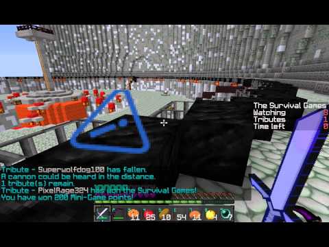 Winning Minecraft Hunger Games!