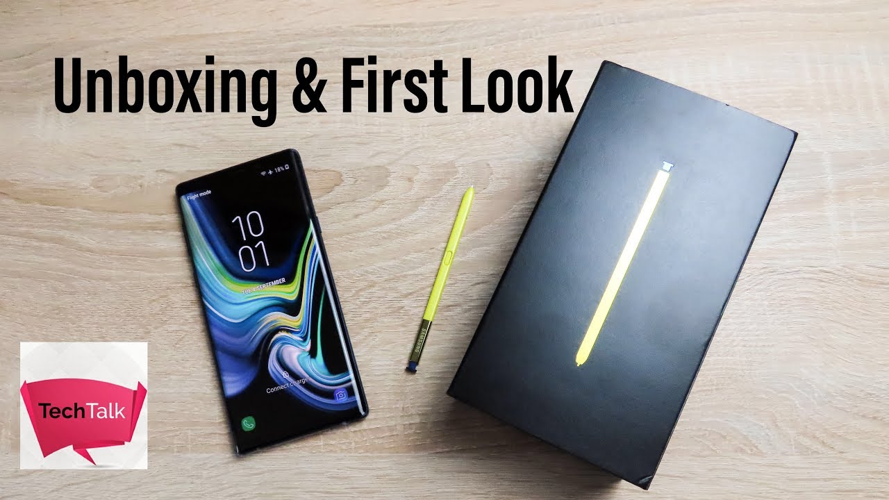 Samsung Galaxy Note 9 Unboxing and Setup