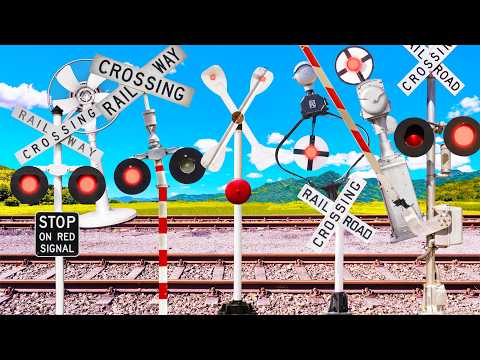 The Railroad Crossing Easily Swayed by the Wind