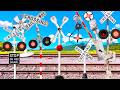 The Railroad Crossing Easily Swayed By The Wind