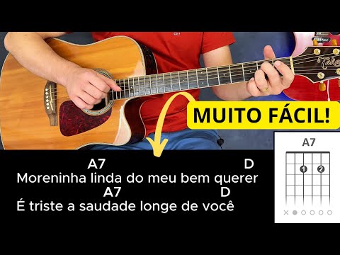 Como Tocar MORENINHA LINDA (Tonico e Tinoco) MUITO FÁCIL! Sem Pestanas