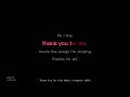Thank You For The Music ABBA Karaoke Version