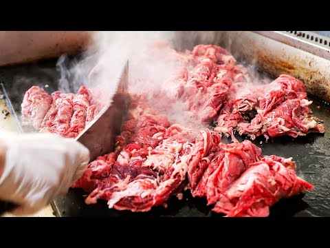 New York City Food - The BEST PHILLY CHEESESTEAKS in...