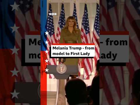Video | How Melania Trump went from model to first lady. #DonaldTrump #MelaniaTrump #BBCNews