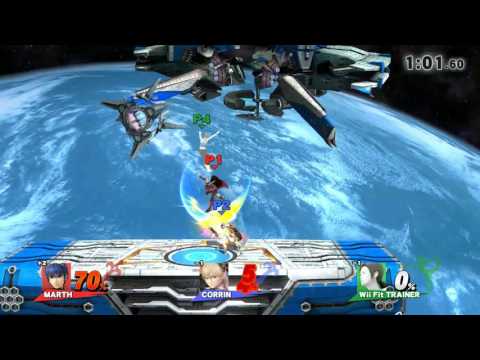 Marth vs Corrin vs WiiFit Trainer