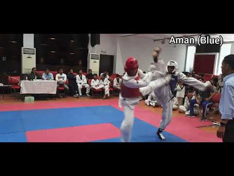 Taekwondo coaching class