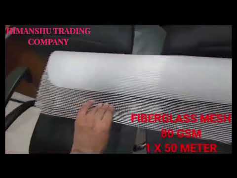 1m plain 80 gsm fiberglass mesh, for marble slab backing