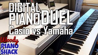 Video thumbnail for DIGITAL PIANO DUEL - CASIO PRIVIA PX S1000 vs YAMAHA P121 P125 by Woody Piano Shack