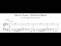 McCoy Tyner - Old Devil Moon - Piano Transcription (Sheet Music in Description)