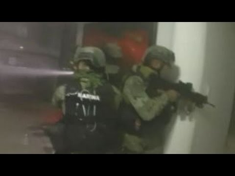 Video of intense firefight at 'El Chapo' Guzman's hideout
