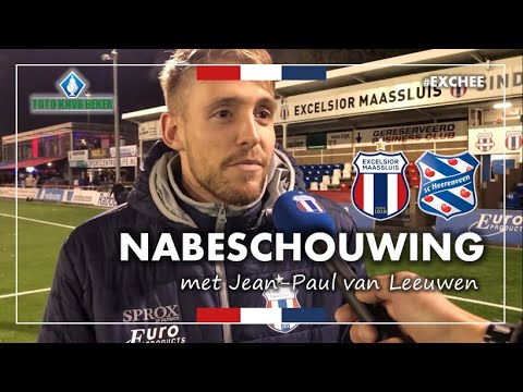 Reactie Jean-Paul van Leeuwen na Excelsior M - sc Heerenveen (0-3)