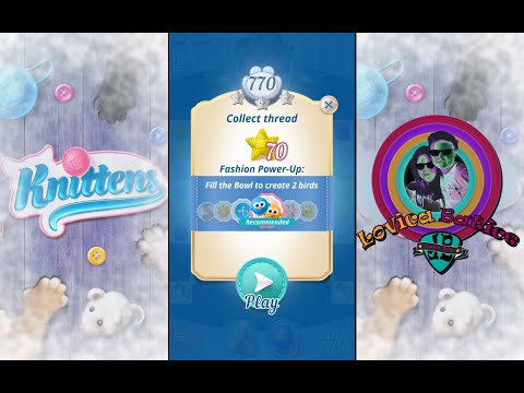 Knittens - Sweet Match 3 Puzzles & Adorable Kittens - Level 766 - 770 - Gameplay