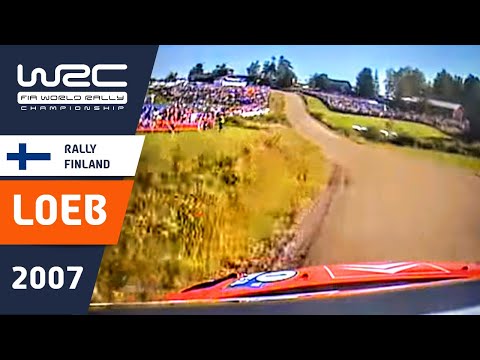LOEB Onboard Rally Finland 2007 Citroën C4 WRC Stage 14 Ouninpohja
