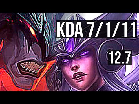 AATROX vs SYNDRA (MID) | 7/1/11, 1.3M mastery, 500+ games | EUW Master | 12.7