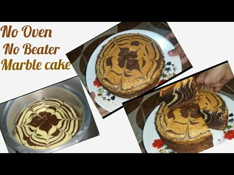Chocolate Marble Cake Without Oven Recipe_Easy And Delicious Cake Recipe_By Sharmeen With Kitchen.