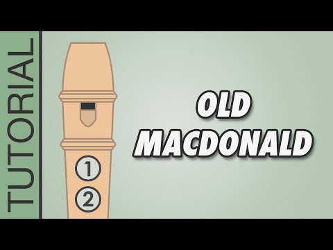 Old MacDonald Had a Farm - Recorder Tutorial 🎵 EASY Song