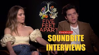 Cole Sprouse and Haley Lu Richardson Five Feet Apart Interview (2019) video
