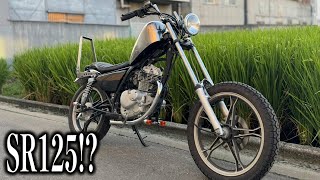 ■125ccでロングフォークチョッパー作ってみた!!