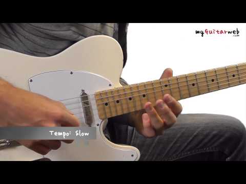 Guitar Lesson: Rock Lick No 5 with backingtrack