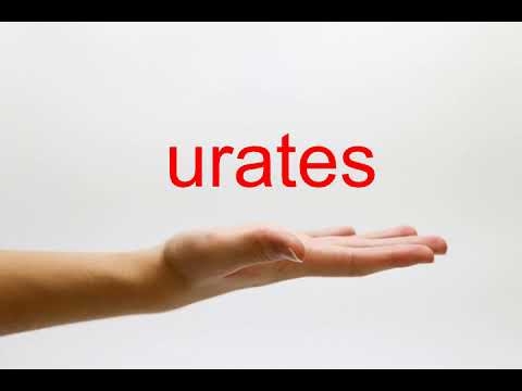 How to Pronounce urates - American English