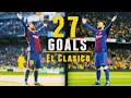 Lionel Messi All 27 Goals Vs Real Madrid _ EL Clasico