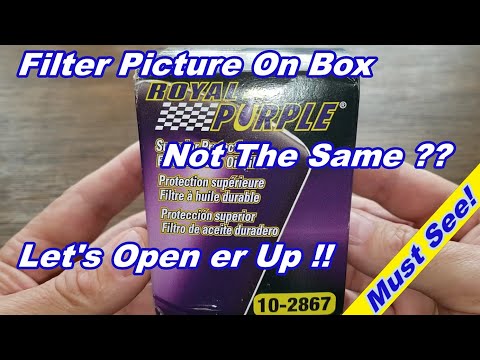 Royal Purple 10-2867 Oil Filter Cut Open