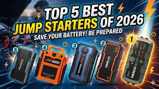 Top 5 Best Car Jump Starters 2026 ⚡ Portable Power for Any Emergency (Tested & Reviewed)