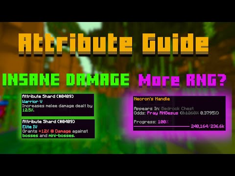 Attribute Guide (Combat Edition)! +90% More Damage! More RNG! (Hypixel Skyblock)