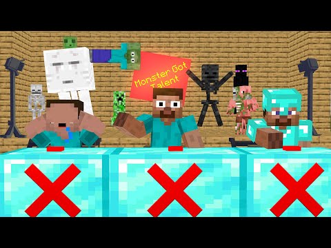 Monster School : Minecraft Got Talent - Funny Minecraft Animations