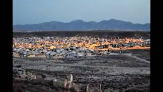Moonbeams on the ruins above Camposol