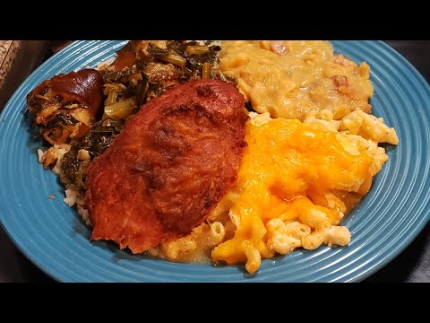 HOW I DEEP FRY A HAM! ( DINNER)