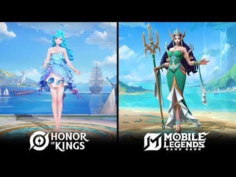 Mobile Legends VS Honor of Kings : Map, Monsters, Heroes, etc. | Max Settings