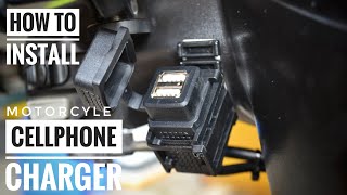 Motorcycle USB Phone charger Installation | Paano magkabit ng Charger sa motor | MIO