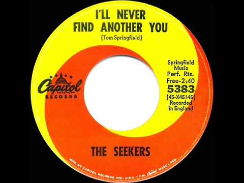 1965 HITS ARCHIVE: I’ll Never Find Another You - Seekers (a #1 UK hit)